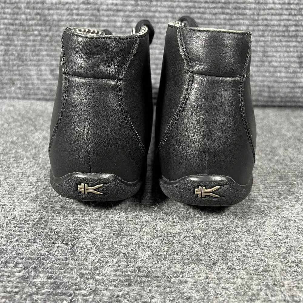 KURU Shoes Mens Size 7 Black Leather Chukka Comfort Casual Sneakers 100911‎